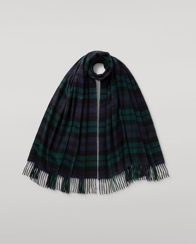 Black Watch Tartan Cashmere Stole