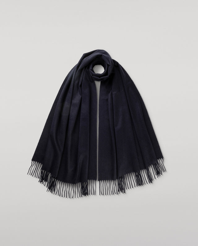 Dark Navy Cashmere Stole