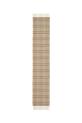 Wide Cashmere Tweed Scarf