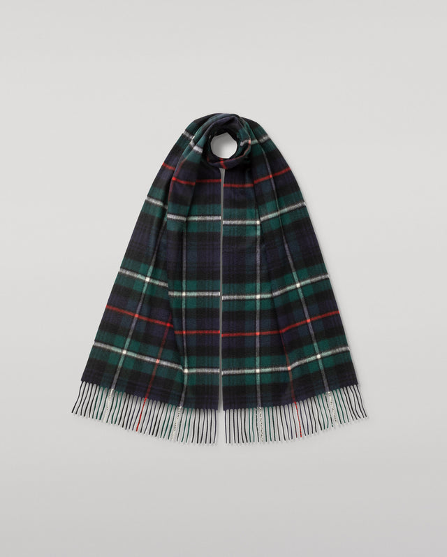 Wide MacKenzie Tartan Cashmere Scarf
