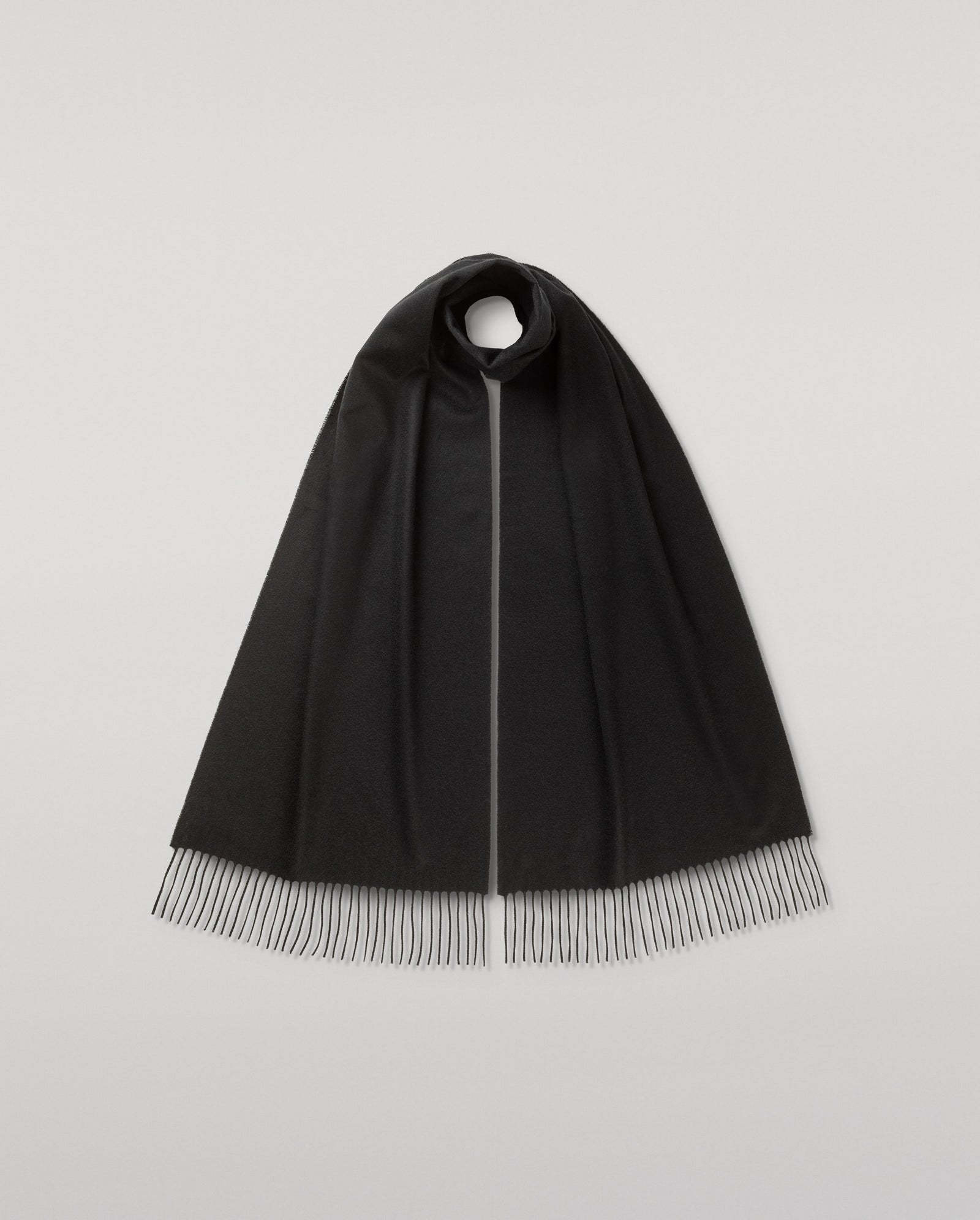 Wide Cashmere Scarf