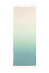 Ombré Green Cashmere Stole