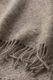 Lofty Twill Grey Cashmere Scarf