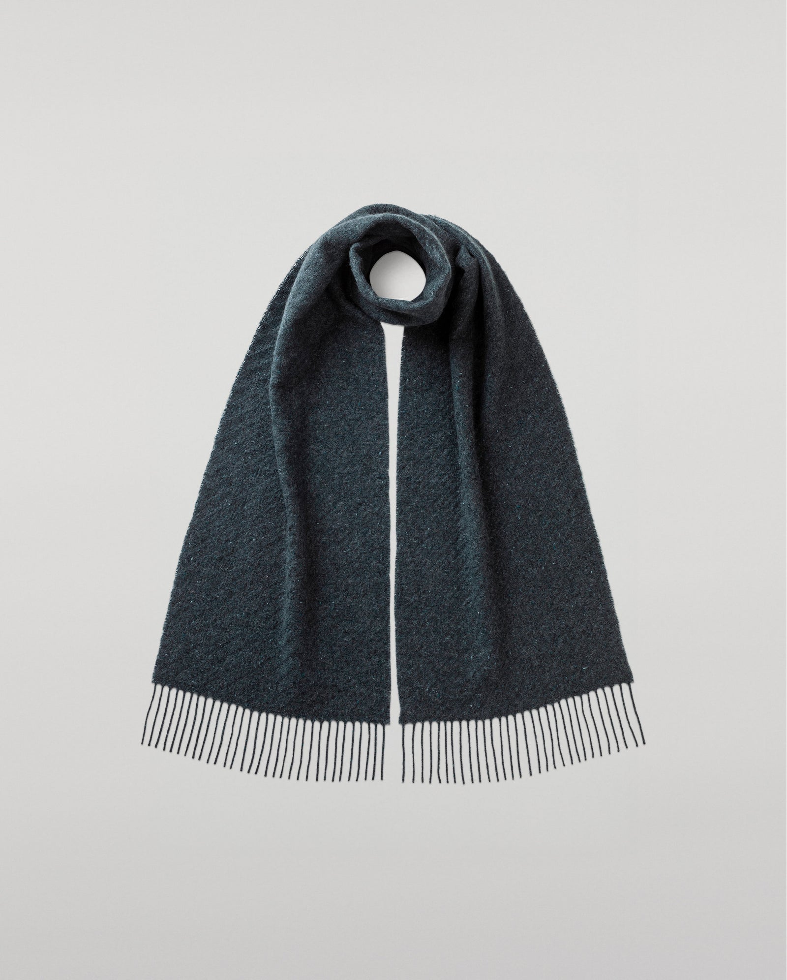 Lofty Twill Cashmere Scarf