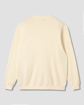 Waffle Long Sleeve Crew (Natural)