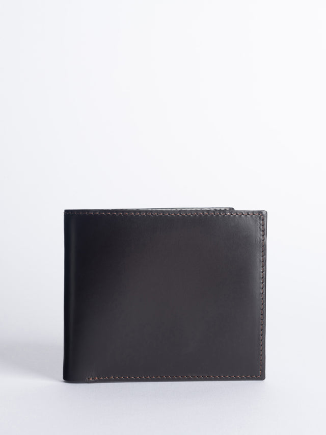 Rich chocolate classic bill fold wallet