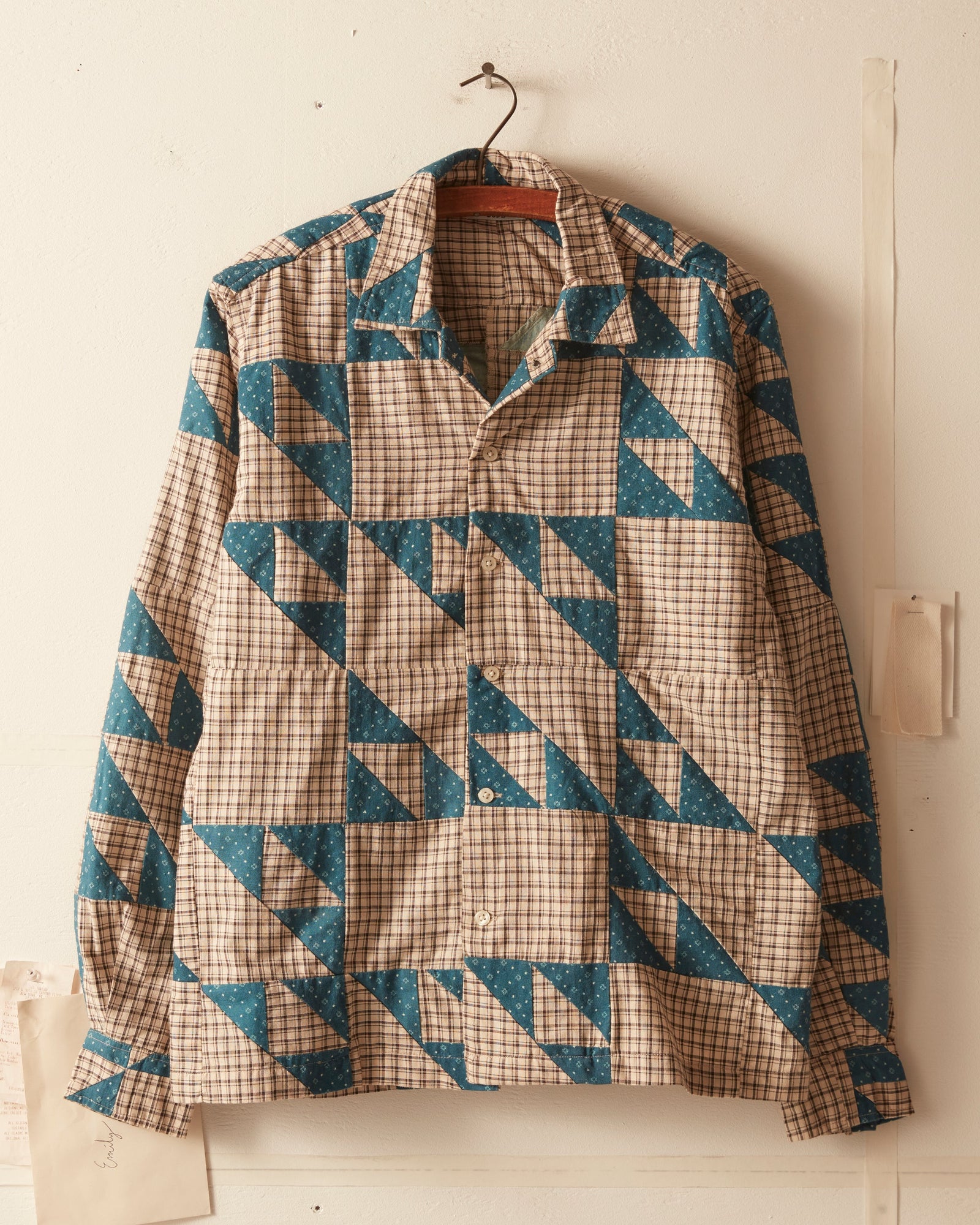 Wandering Lover Quilt Long Sleeve Shirt