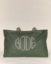 Waxed Cotton Zip Tote