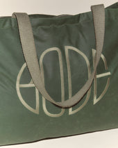 Waxed Cotton Zip Tote