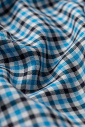 Small Gingham Blue Stole