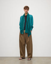 Cyrus Float Edge Green Scarf