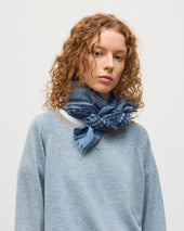 Crawton Graphic Stripe Navy Scarf