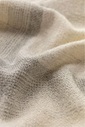Blurred Bouclé White Scarf