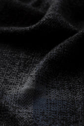 Blurred Bouclé Black Scarf