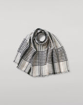 Crawton Graphic Stripe Natural Scarf
