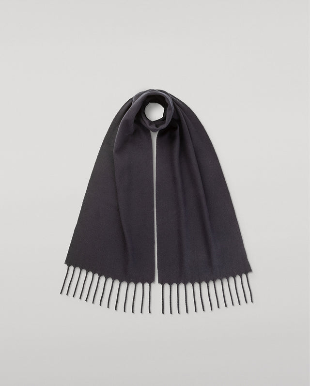 Mach Navy Wool Scarf
