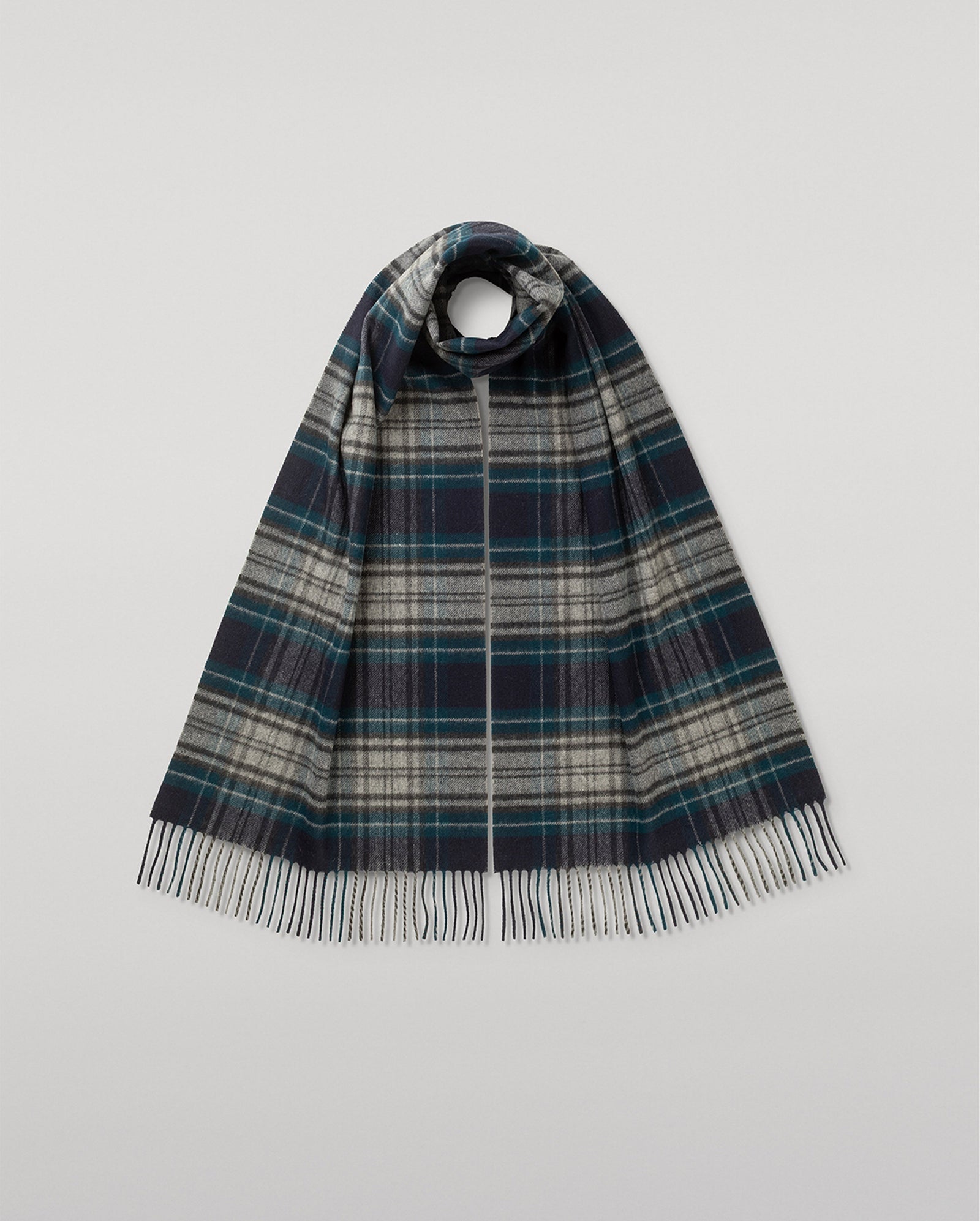 Doune Vintage Check Merino Scarf