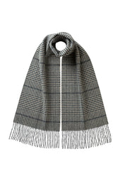 Tweed Glen Check Dark Green Scarf