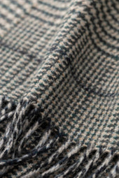 Tweed Glen Check Dark Green Scarf