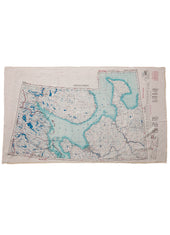 Escape Scarf Vintage British Army Map Namsos Archangels K