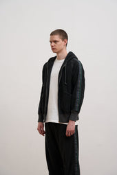 Man Zip Up Hoodie Pile