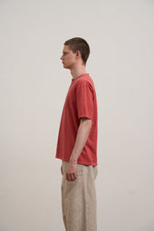 Man 50s 50s Henley Neck Shirt Pigment