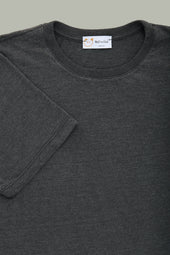 Light Weight Bamboo Sorona Short Sleeve Crew Neck Black