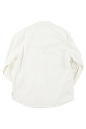 WOLF BUTTON-DOWN SHIRT - WHITE OXFORD CLOTH