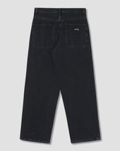 Wide 5 (Stonewashed Black Denim)