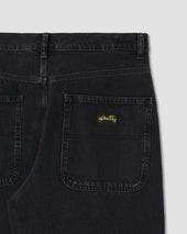 Wide 5 (Stonewashed Black Denim)