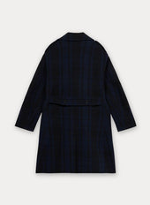 Winston Cappotto Doppiopetto In Lana Check A Quadri