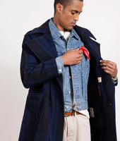 Winston Cappotto Doppiopetto In Lana Check A Quadri