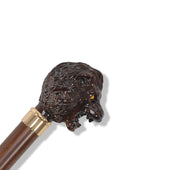 Fws1 Finish Lion Head Walking Stick