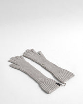 Ginza Long Knit Italian Cashmere Gloves