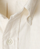 VINTAGE IVY - Button Down Ecru Oxford