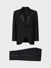 Abito Smoking Norma In Lana Mohair Nero