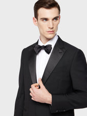 Abito Smoking Norma In Lana Mohair Nero