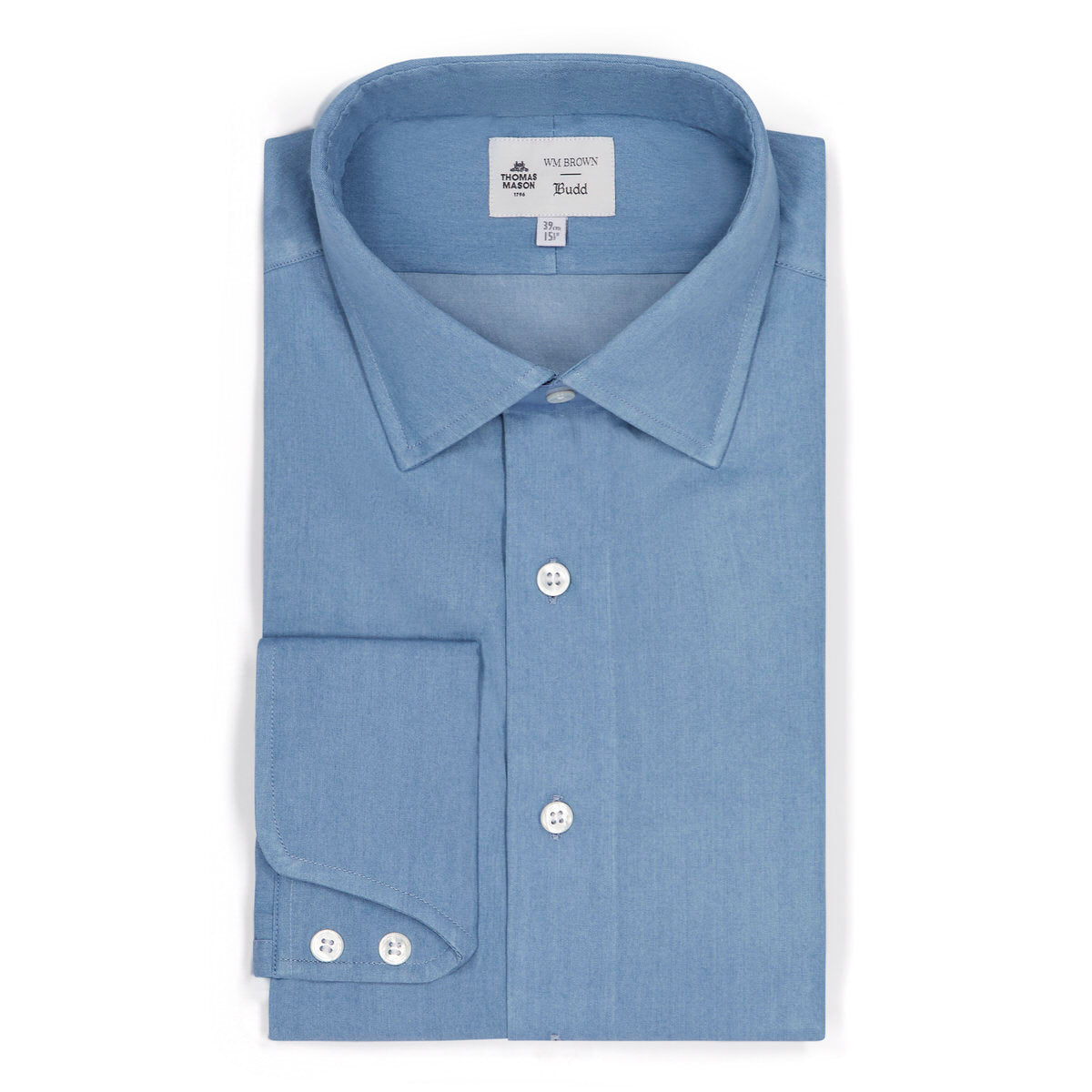 Wm X Budd Exclusive Denim Cocktail Cuff Shirt