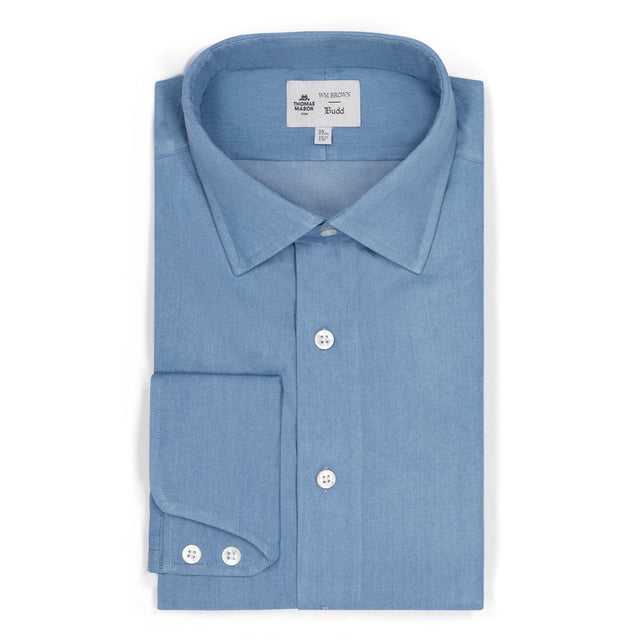WM BROWN x Budd Exclusive Denim Cocktail Cuff Shirt