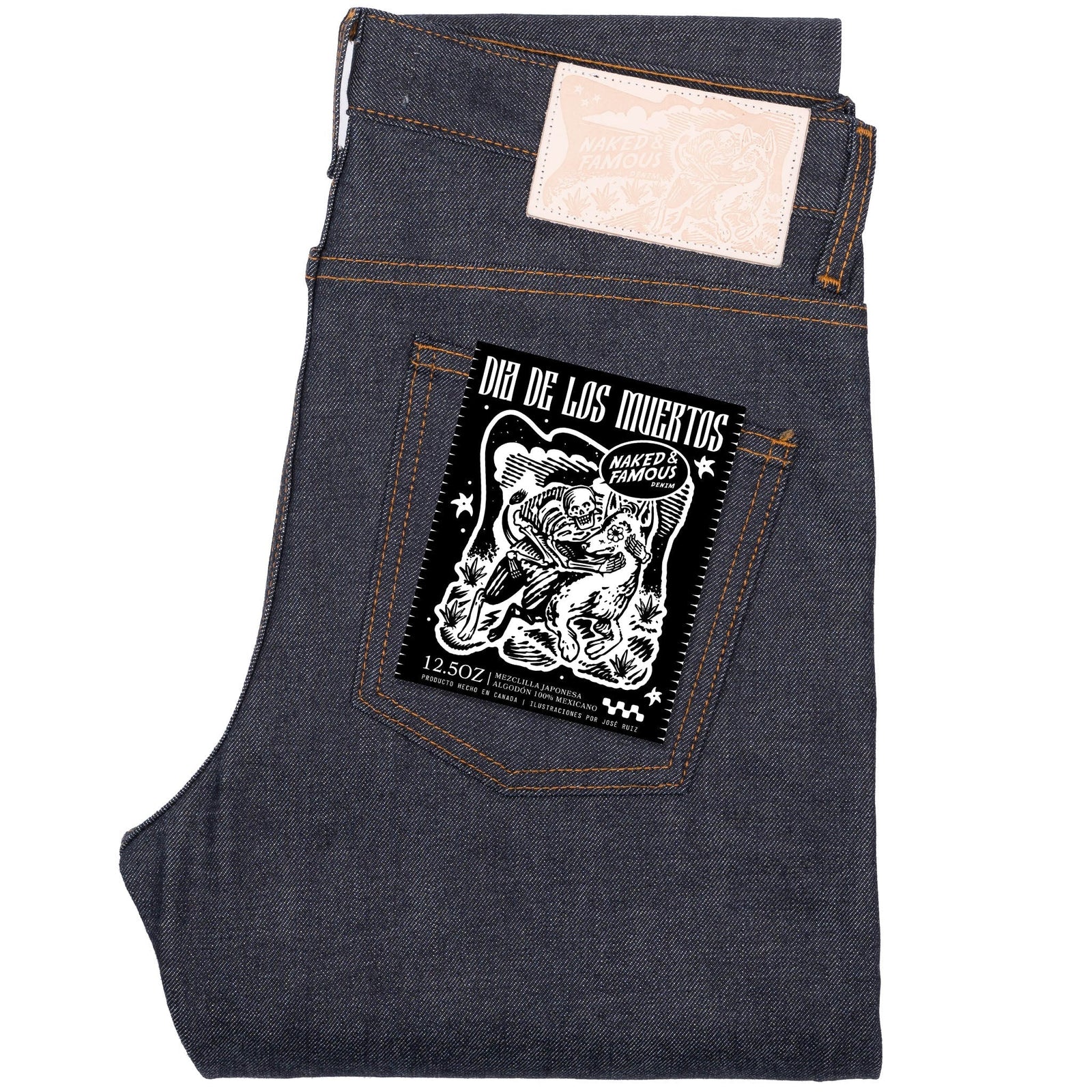 Super Guy Dia De Los Muertos Selvedge
