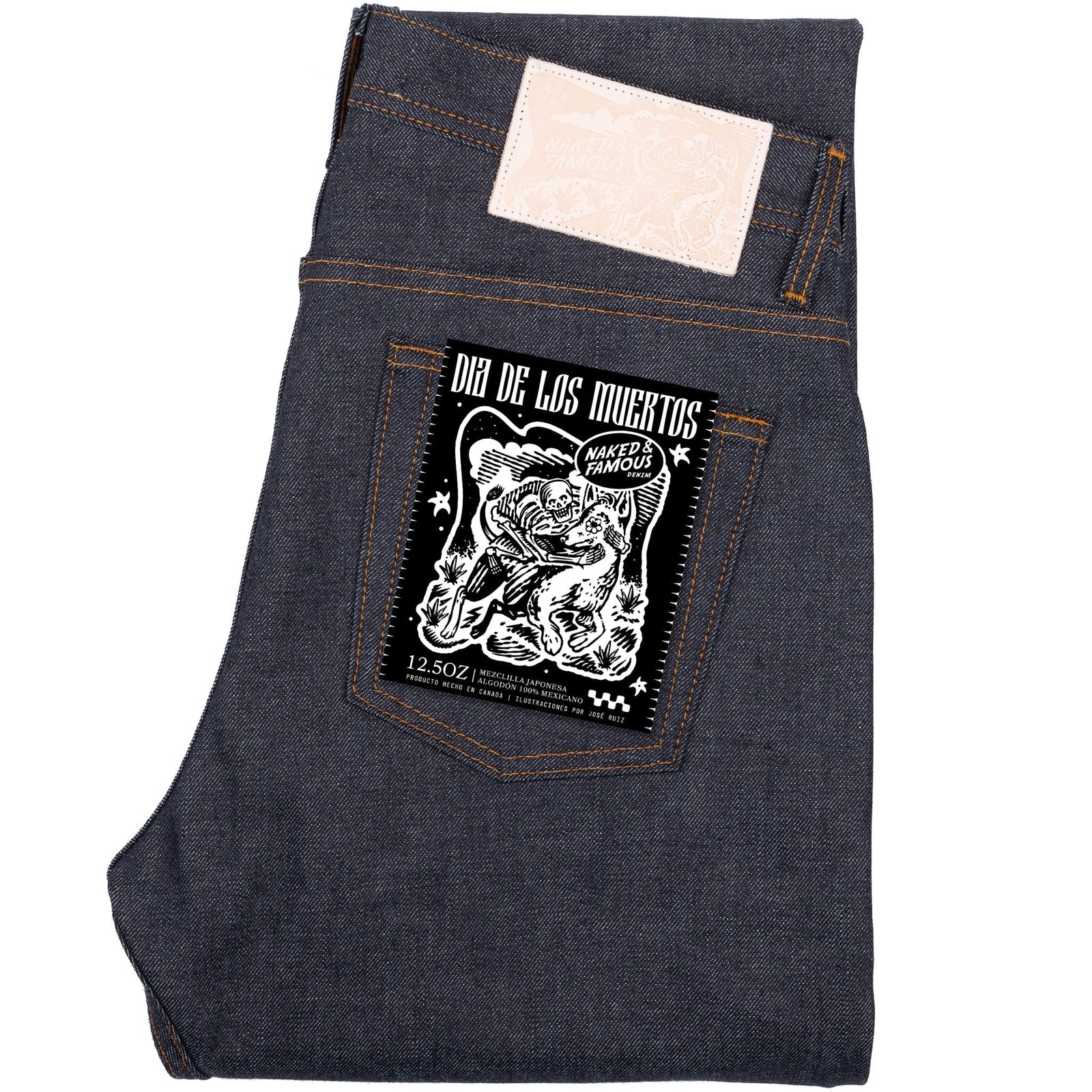 Weird Guy Dia De Los Muertos Selvedge