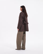 Double Faced Caban Coat