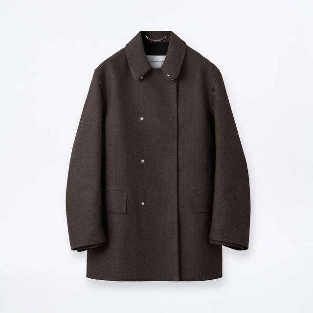 Double Faced Caban Coat