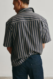 Men's Sadeem Shirt in Pitch Navy/Otter