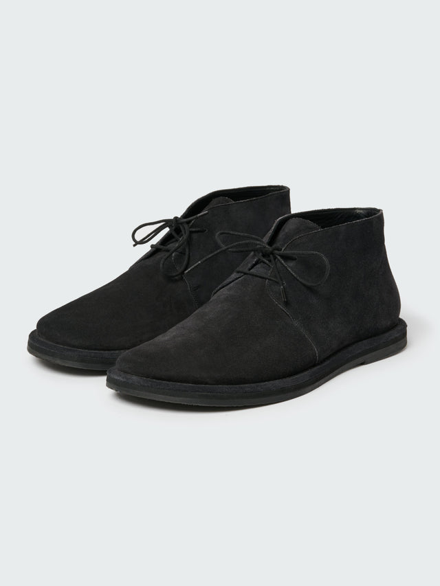 Men's Woodrow Suede Shoe in Offblack