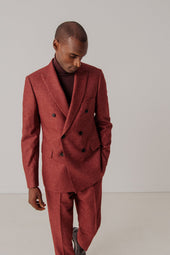 Suit Crois Woodvine En Laine Coton Et Soie