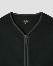 Wool Fleece Cardigan (Botanical Green)