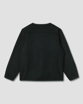 Wool Fleece Cardigan (Botanical Green)
