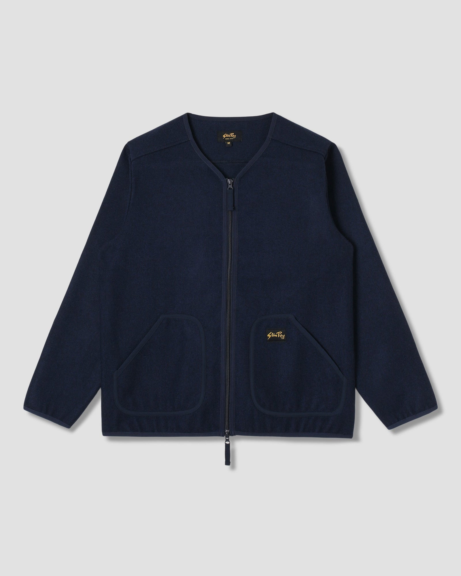 Wool Fleece Cardigan Heather