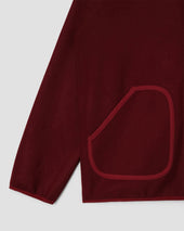 Wool Fleece Jacket (Dark Red Heather)
